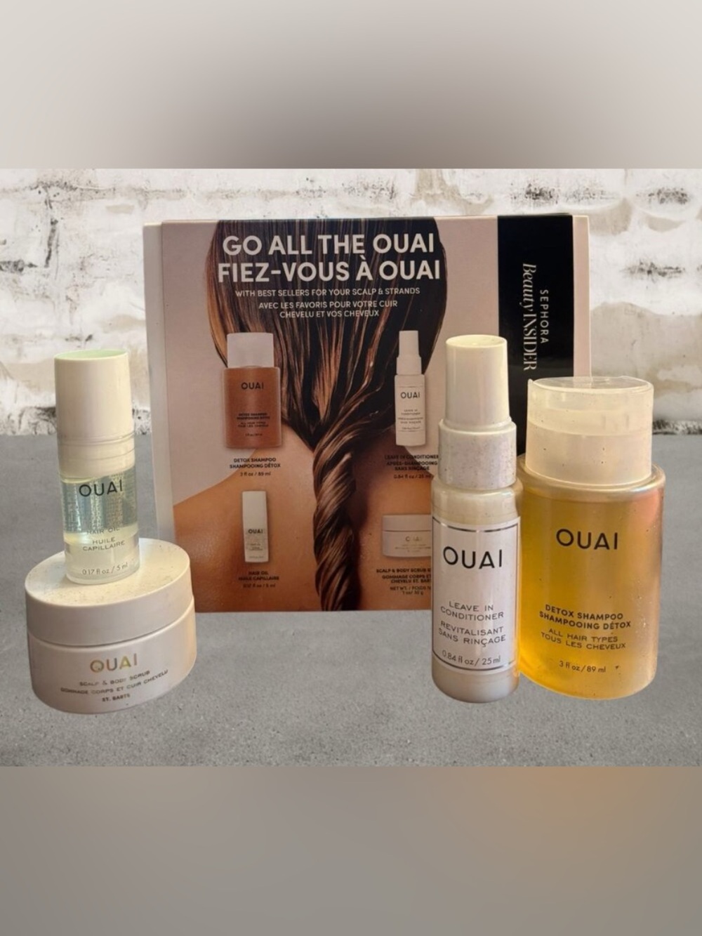 OUAI "Go All The Ouai" Beauty Insider Set , New In Box